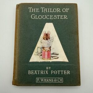 The Tailor of Gloucester Beatrix Potter Vintage Hardcover Frederick Warne NY